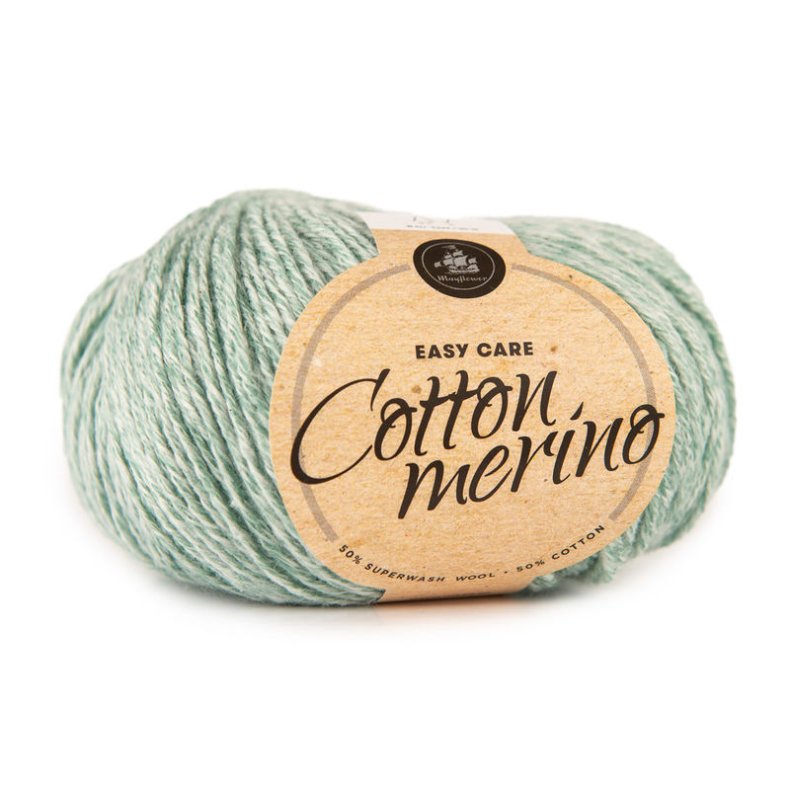 COTTON MERINO MELANGE GRN (210)