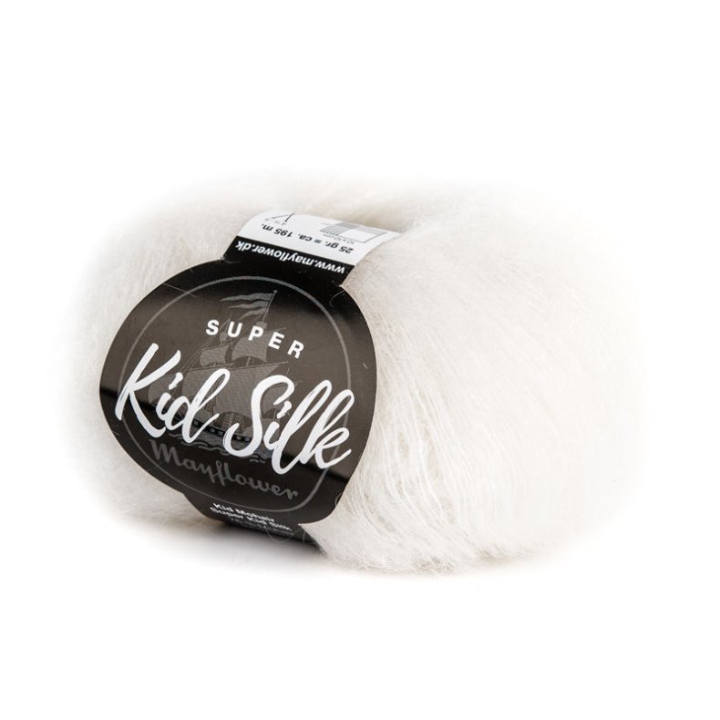 Super Kid Silk  fv. 1 Hvid