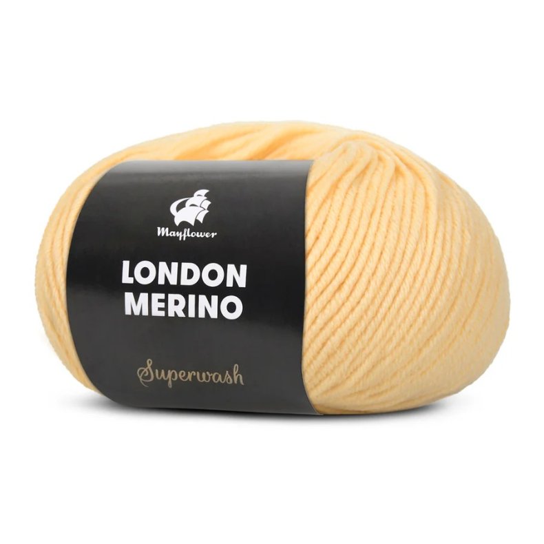 MAYFLOWER LONDON MERINO NR 020 sart gul
