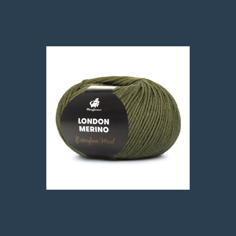 MAYFLOWER LONDON MERINO NR 025 Armygrn