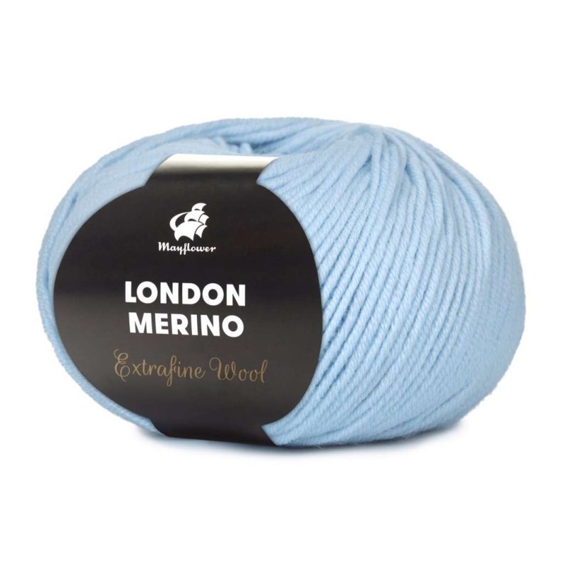 MAYFLOWER LONDON MERINO NR 34 lysebl