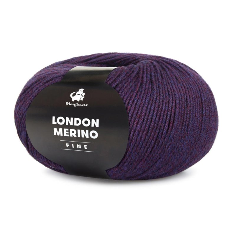 MAYFLOWER LONDON MERINO  NR 042 mrk lilla