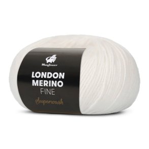 MAYFLOWER LONDON MERINO Fine NR 1 hvid