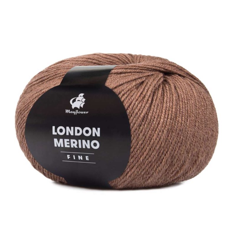 MAYFLOWER LONDON MERINO Fine NR 8 brun