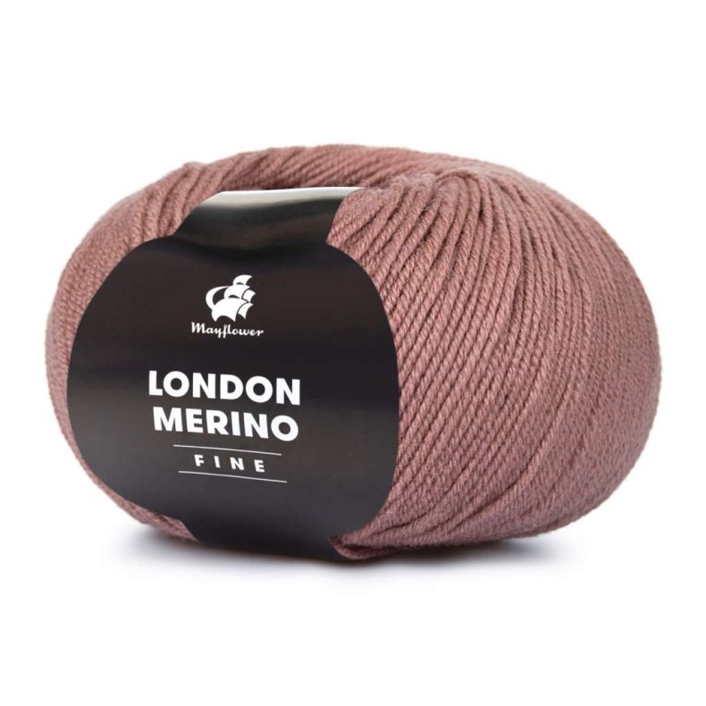 MAYFLOWER LONDON MERINO Fine NR 10 blomme