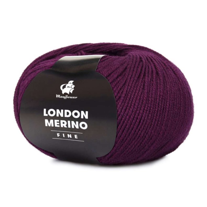 MAYFLOWER LONDON MERINO Fine NR 15 bordeaux
