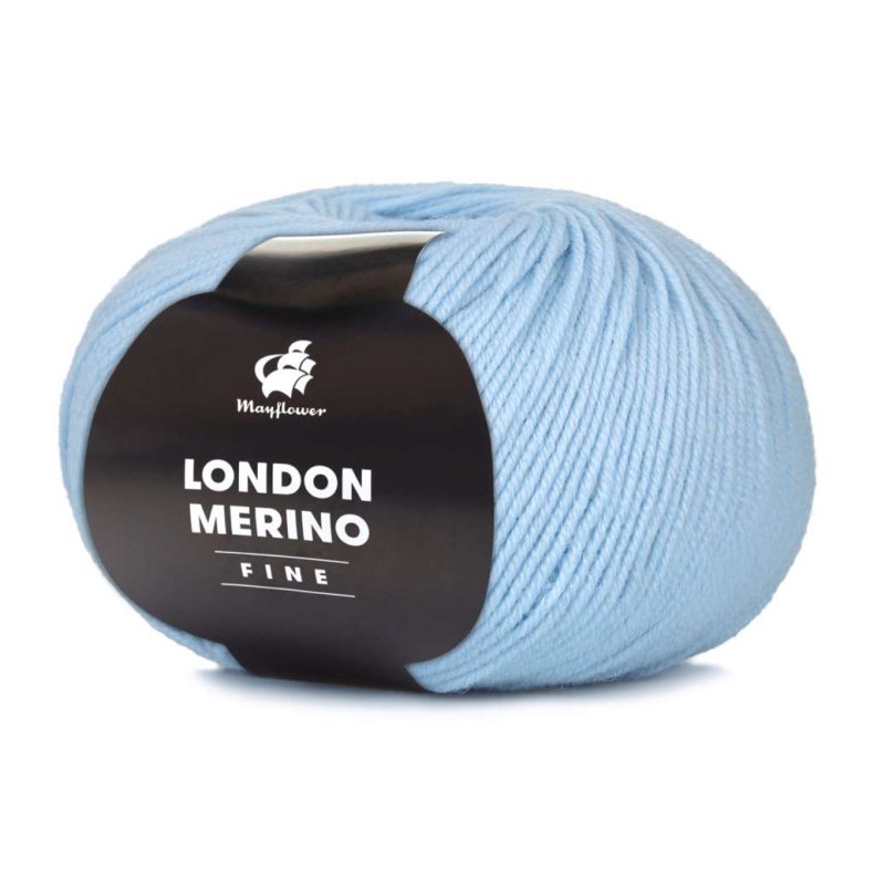 MAYFLOWER LONDON MERINO Fine NR 034 lysebl