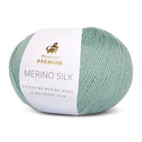 Mayflower Premium Merino silk 13 sart gr�n