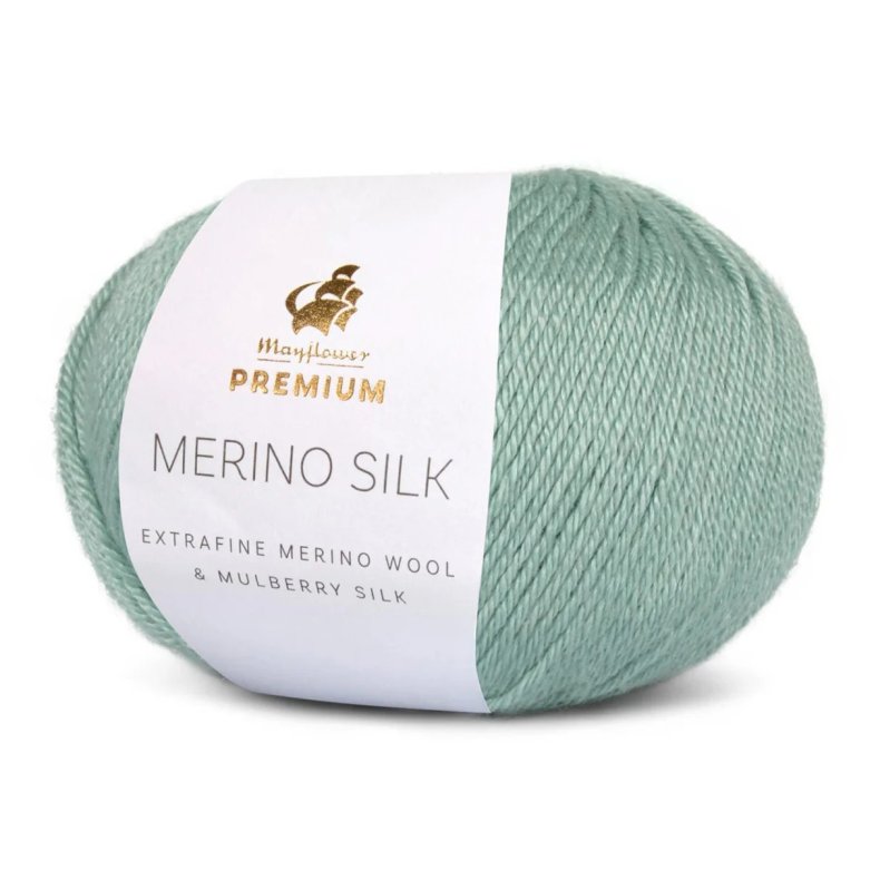 Mayflower Premium Merino silk 13 sart gr�n