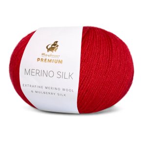 Mayflower Premium Merino silk nr 23 r�d