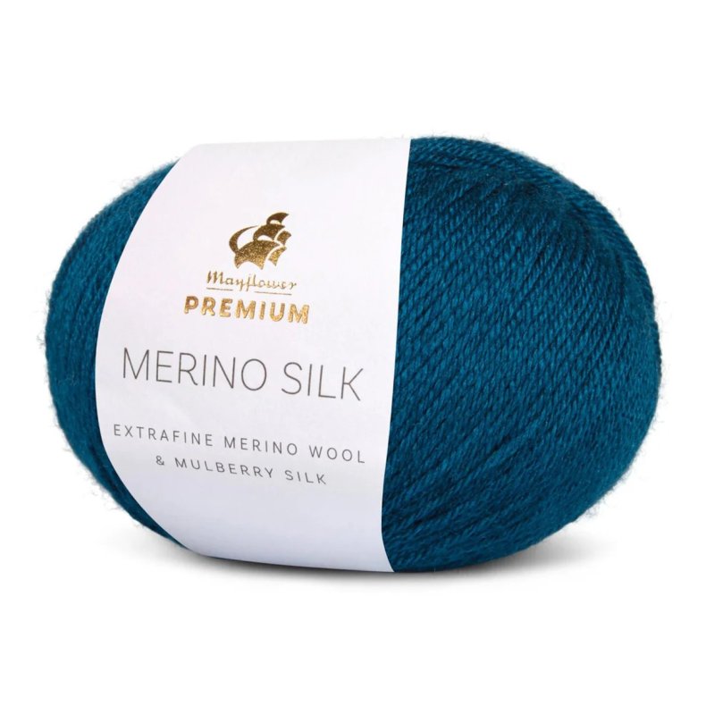 Mayflower Premium Merino silk nr 25 aqua