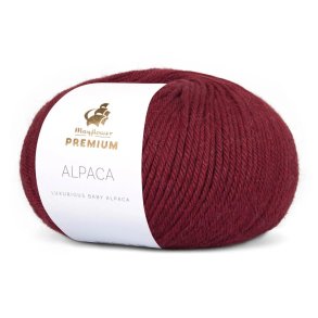 Mayflower Premium Alpaca 50g. 112 m, bordeux