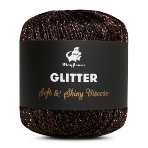 Glitter kobber/sort 007 25 g