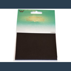 Rep. lap p�strygning sort 12 x 45 cm