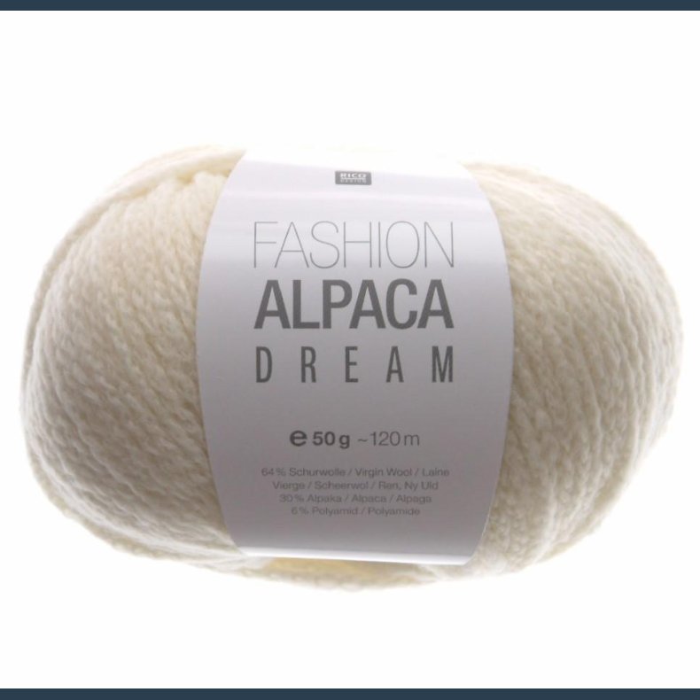 Garn Fashion Alpaca natur 001