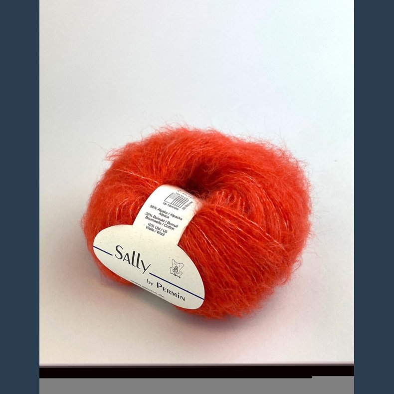 Permin Sally 50 g. ca. 175 m. Neon orange