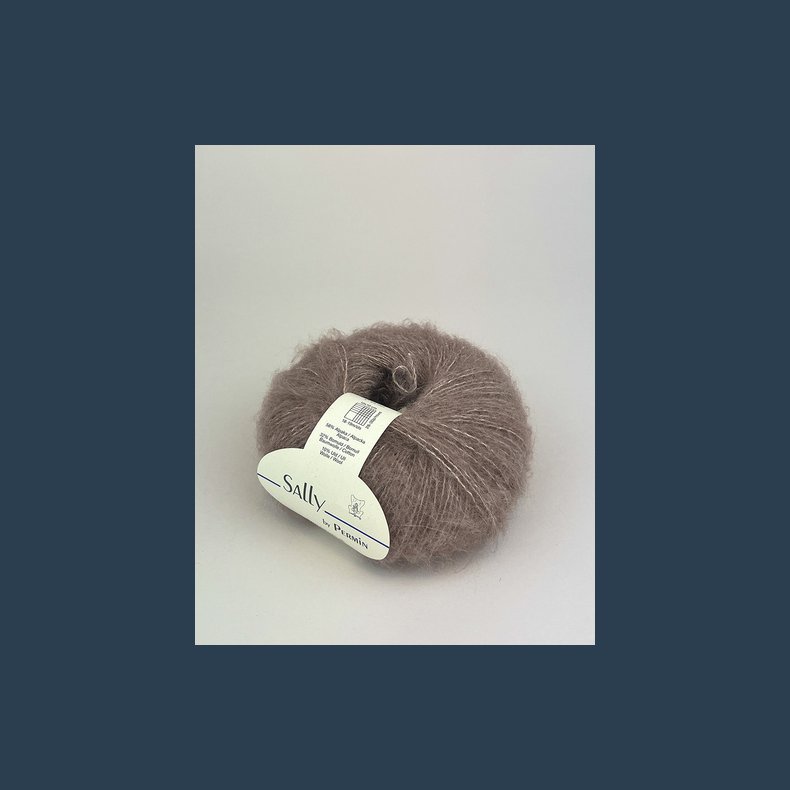 Permin Sally 50 g. ca. 175 m. m�rk beige