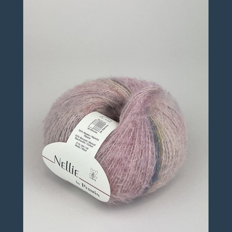 Permin Nellie rosa m gr� 16