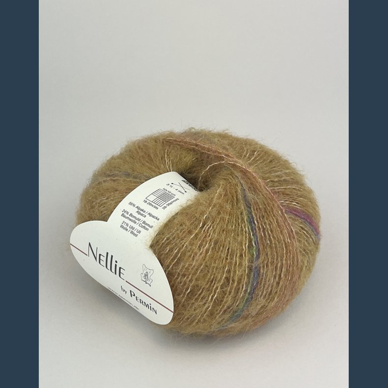 Permin Nellie brun m bl� 17