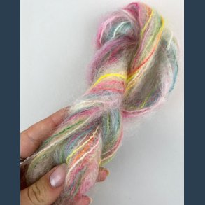 Permin Bella color 50 g. ca. 145 m.multi m rosa