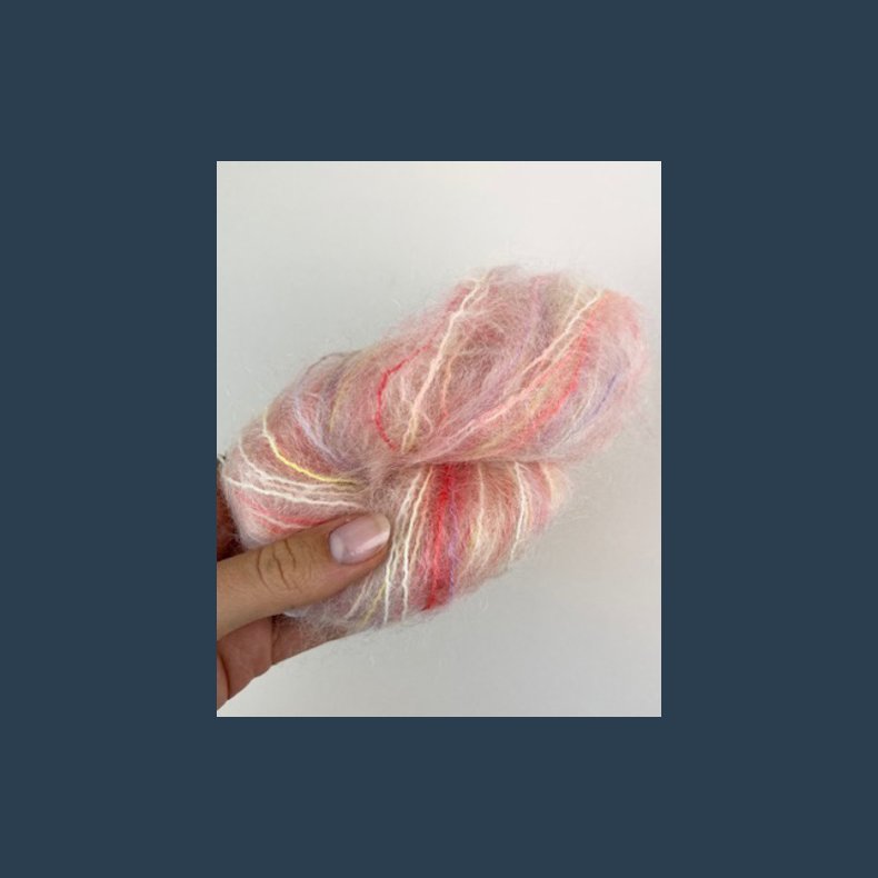 Permin Bella color 50 g. ca. 145 m.multi m pastel