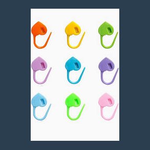 Maskemark�rer hjerter 10 stk ass