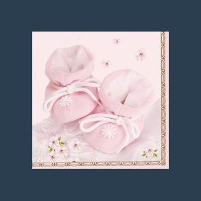 serviet baby rosea 20 stk. 33x33 cm